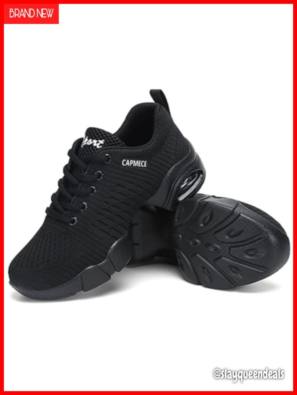 Jazz Dance Sneakers Lace Up Split Sole Platform Dance Shoes Mesh